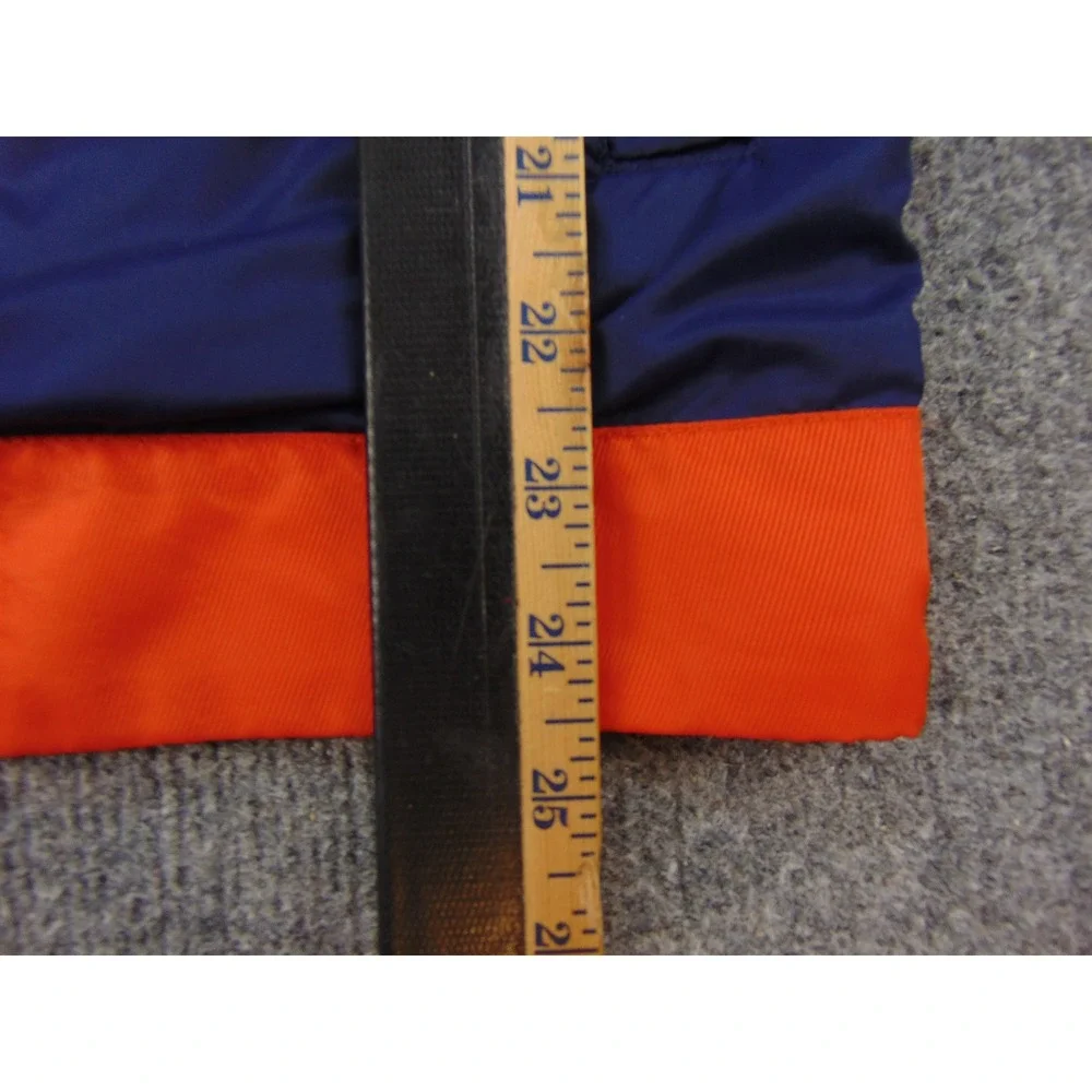 Nike Men's Windbreaker Jacket in Navy Blue and Orange